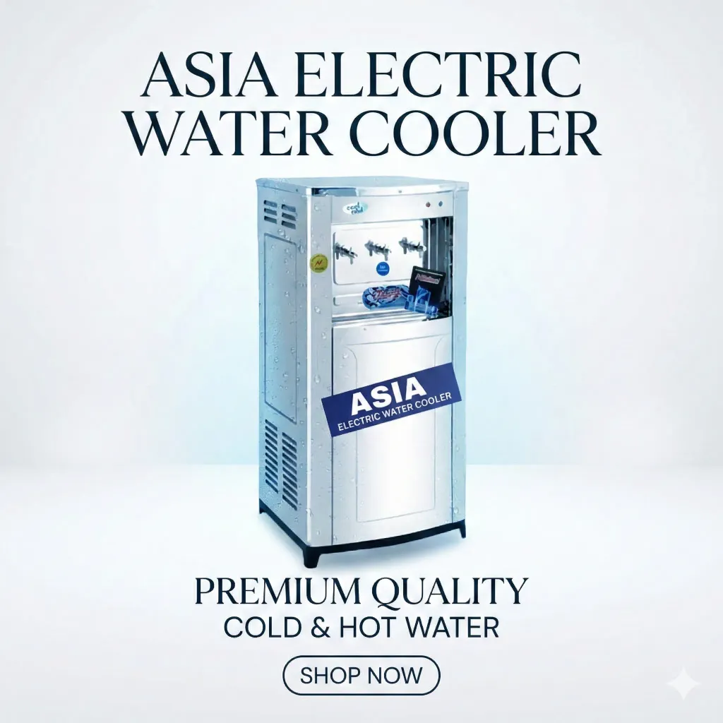Asia 35L High-Efficiency Electric Water Cooler (With 2 Taps)